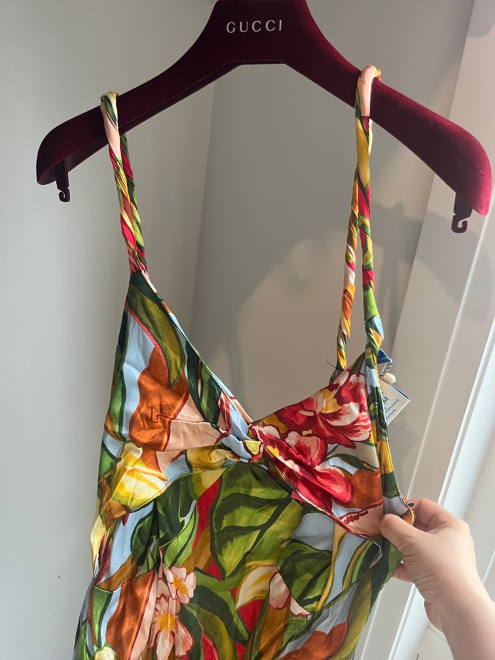 Farm Rio x Anthropologie Sweetheart Maxi Dress NWT L GWP - Picture 6 of 8